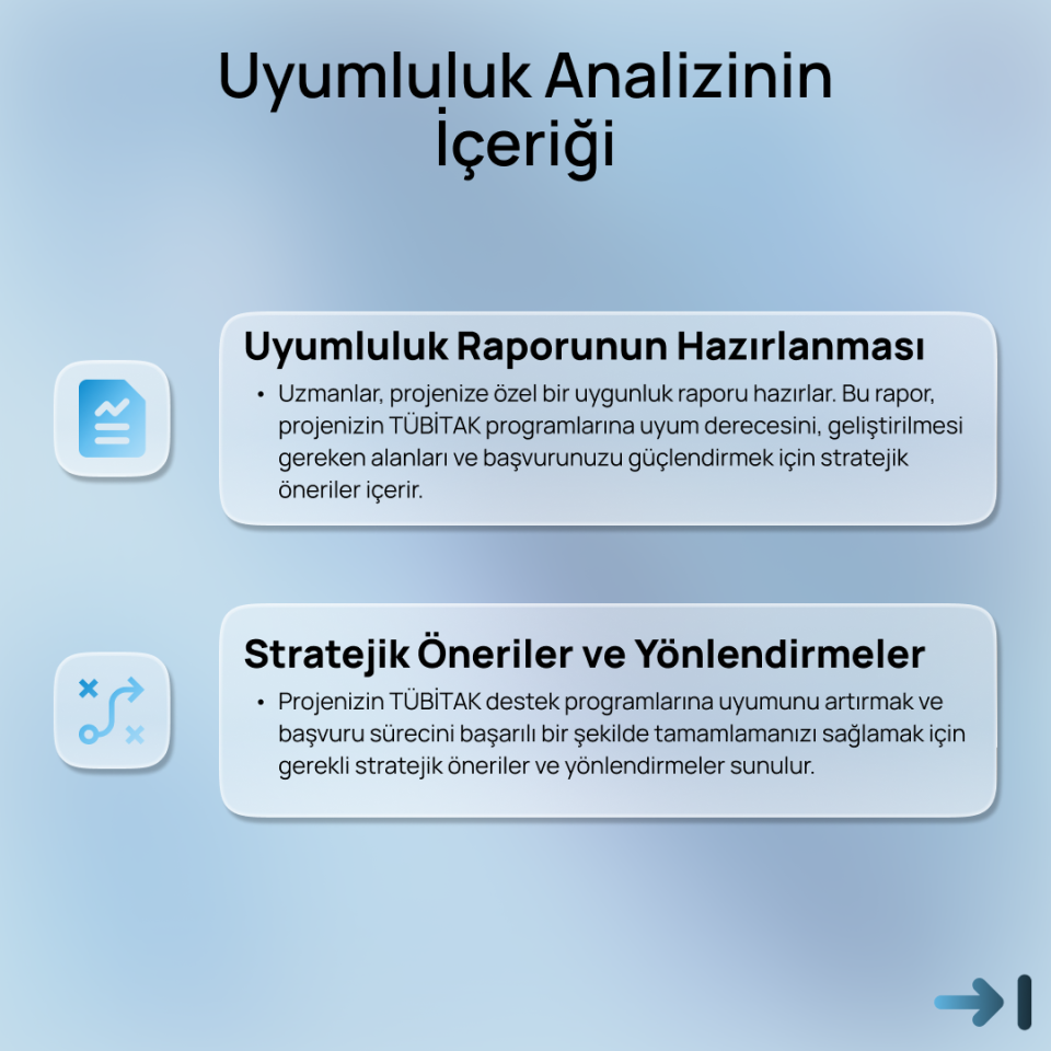 TÜBİTAK Uyumluluk Analizi