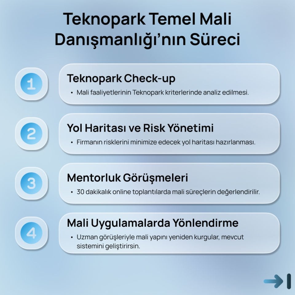 Teknopark Temel Mali Danışmanlığı