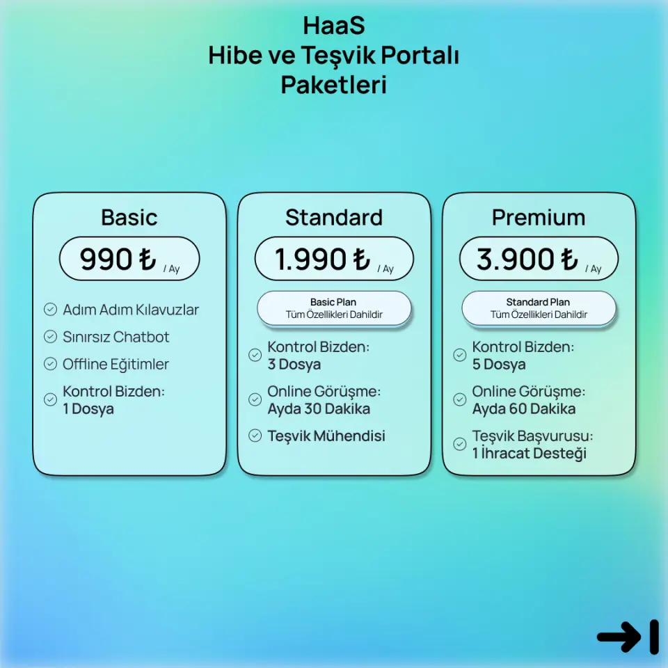 HaaS Hibe ve Teşvik Portalı