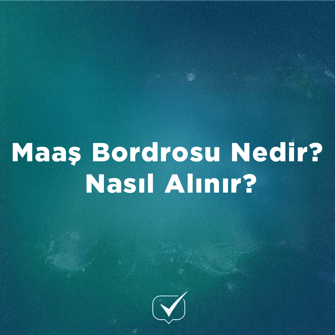 Maaş Bordrosu Nedir? Nasıl Alınır?