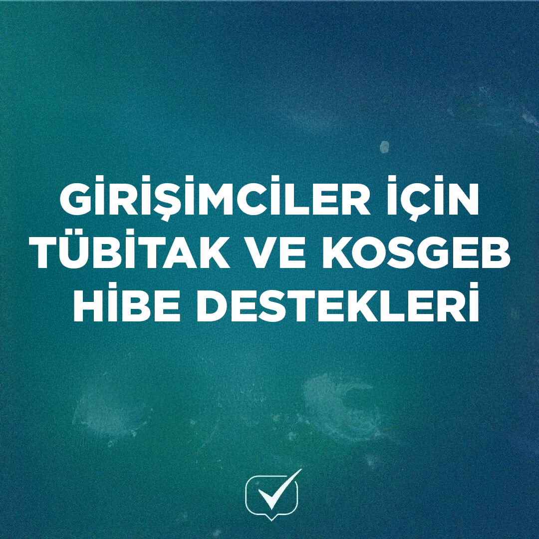 Girişimciler için TÜBİTAK ve KOSGEB Hibe Destekleri