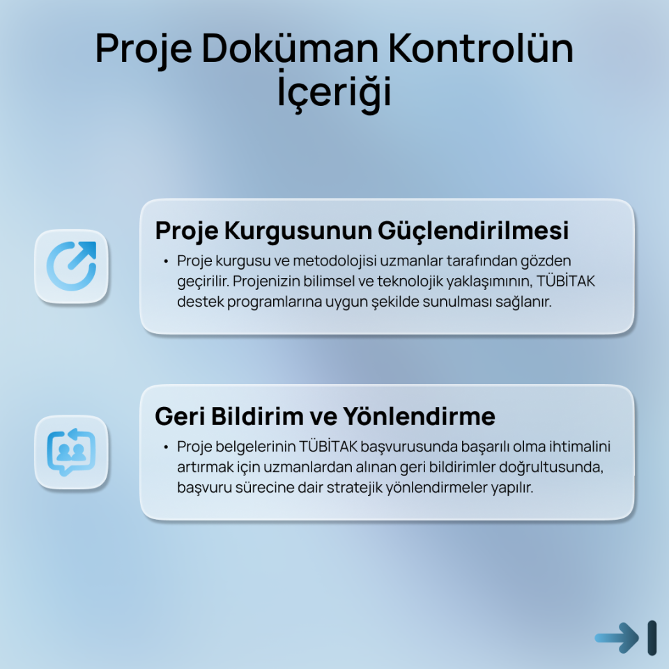 TÜBİTAK Proje Doküman Kontrolü