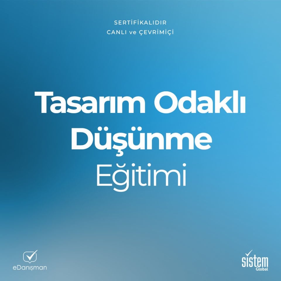 Tasarım Odaklı Düşünme Eğitimi