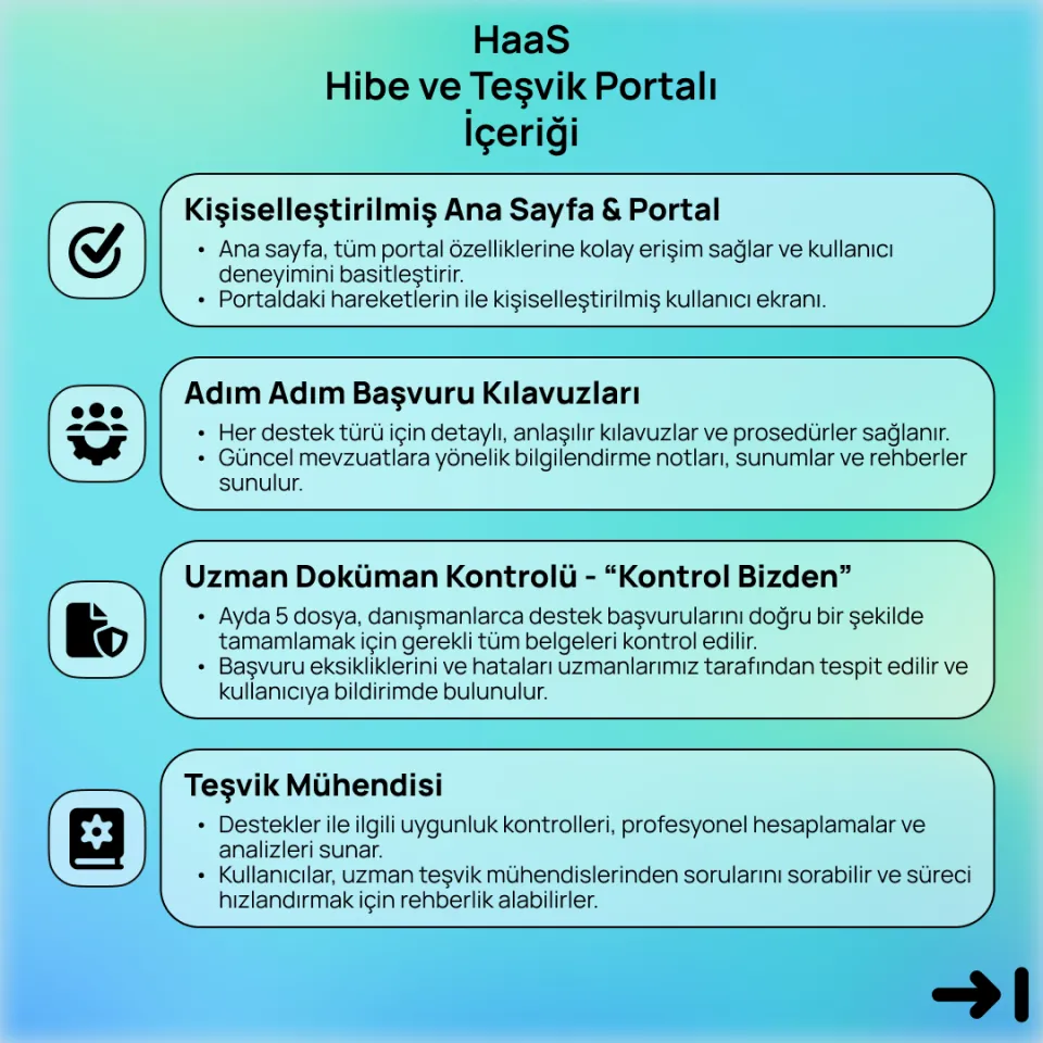HaaS Hibe ve Teşvik Portalı