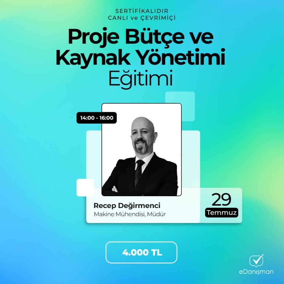 Proje Bütçe ve Kaynak Yönetimi Eğitimi