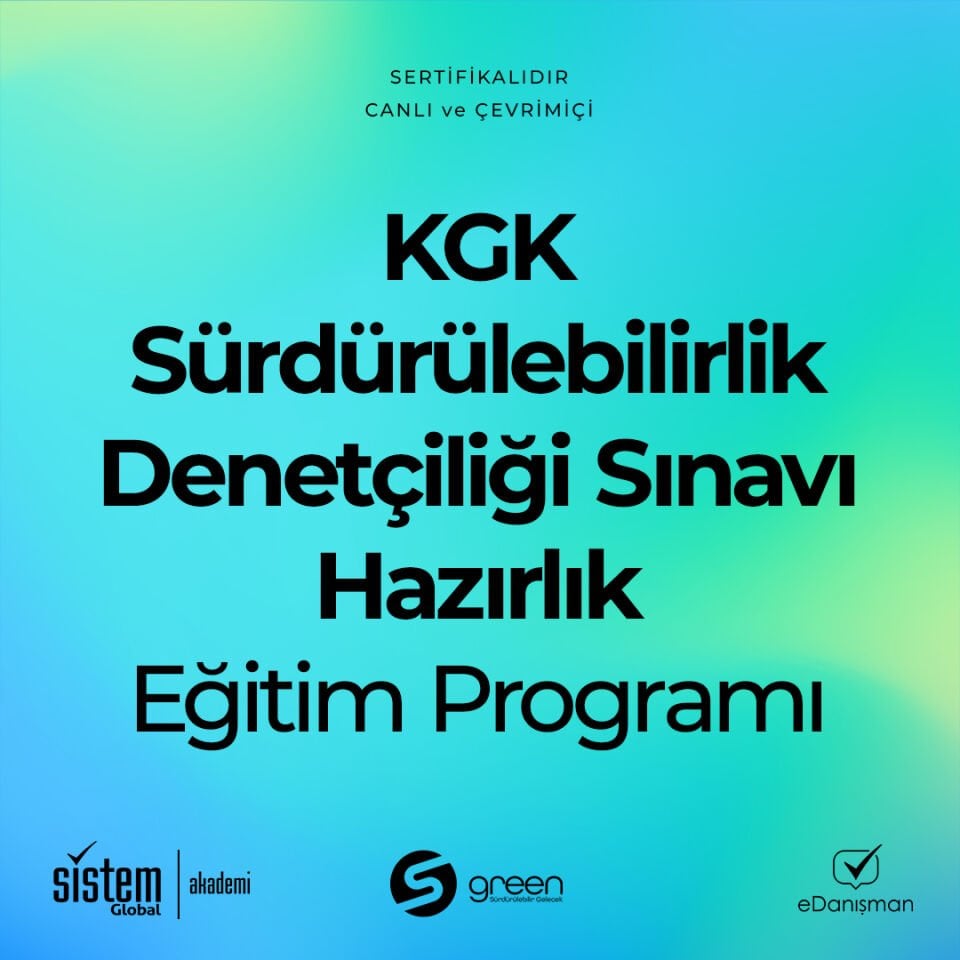 KGK Sürdürülebilirlik Denetçiliği Sınavı Hazırlık Eğitim Programı