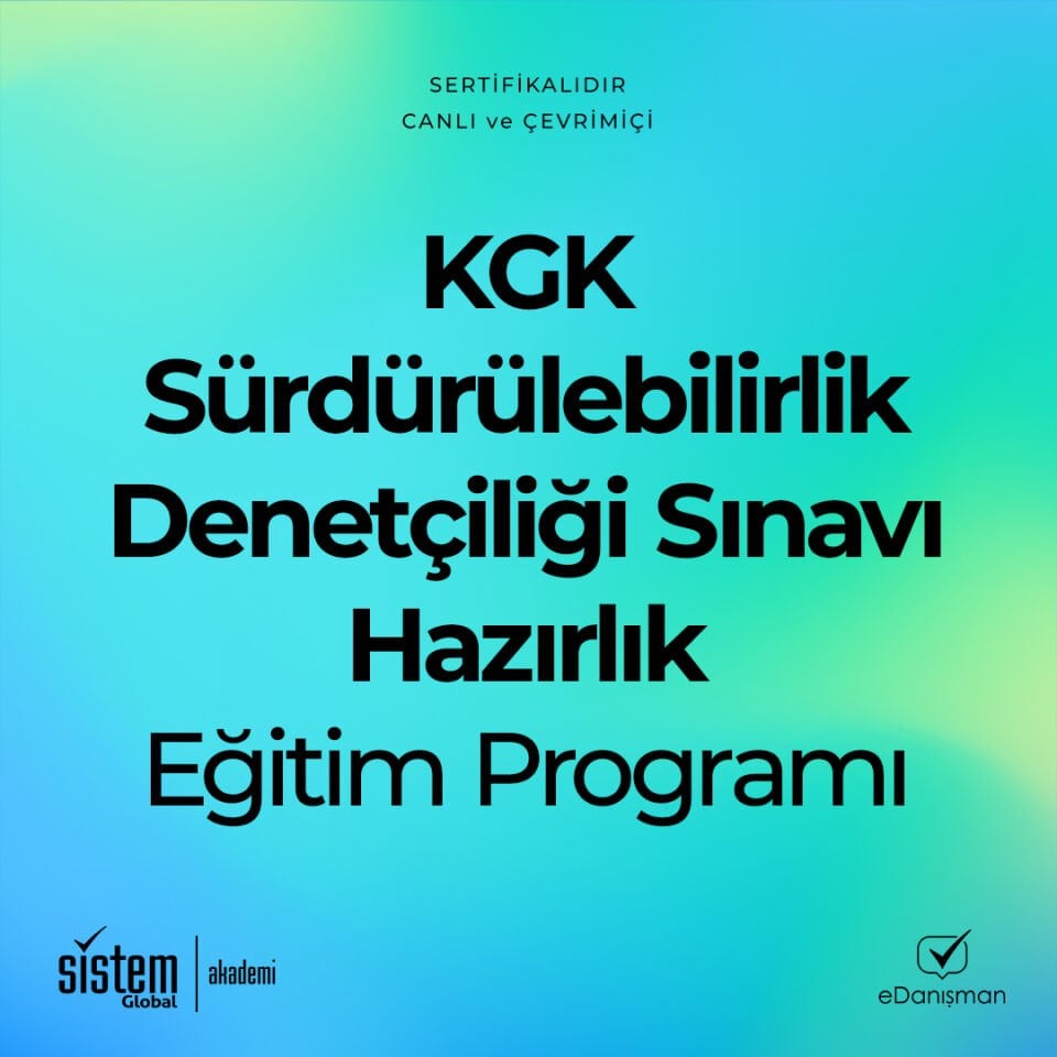 KGK Sürdürülebilirlik Denetçiliği Sınavı Hazırlık Eğitim Programı