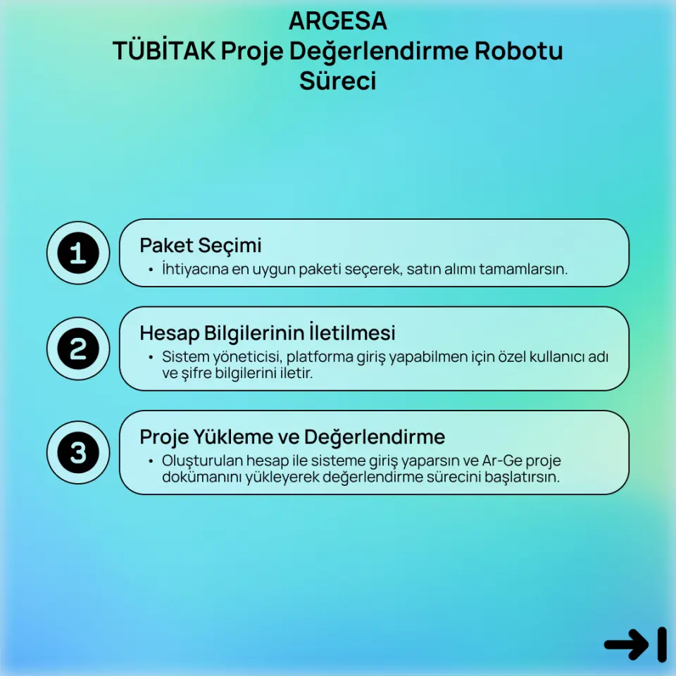 ARGESA - TÜBİTAK Proje Değerlendirme Robotu