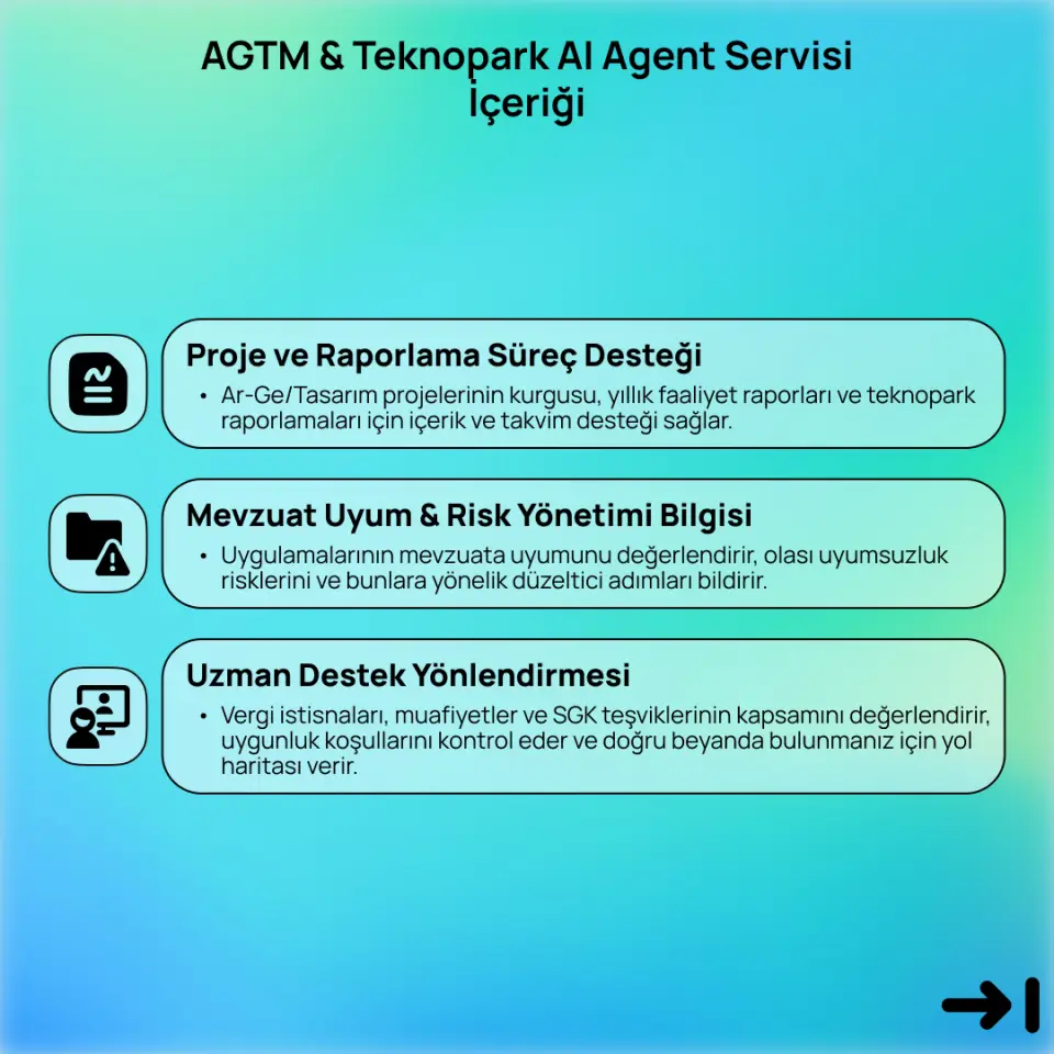 AGTM & Teknopark AI Agent Servisi