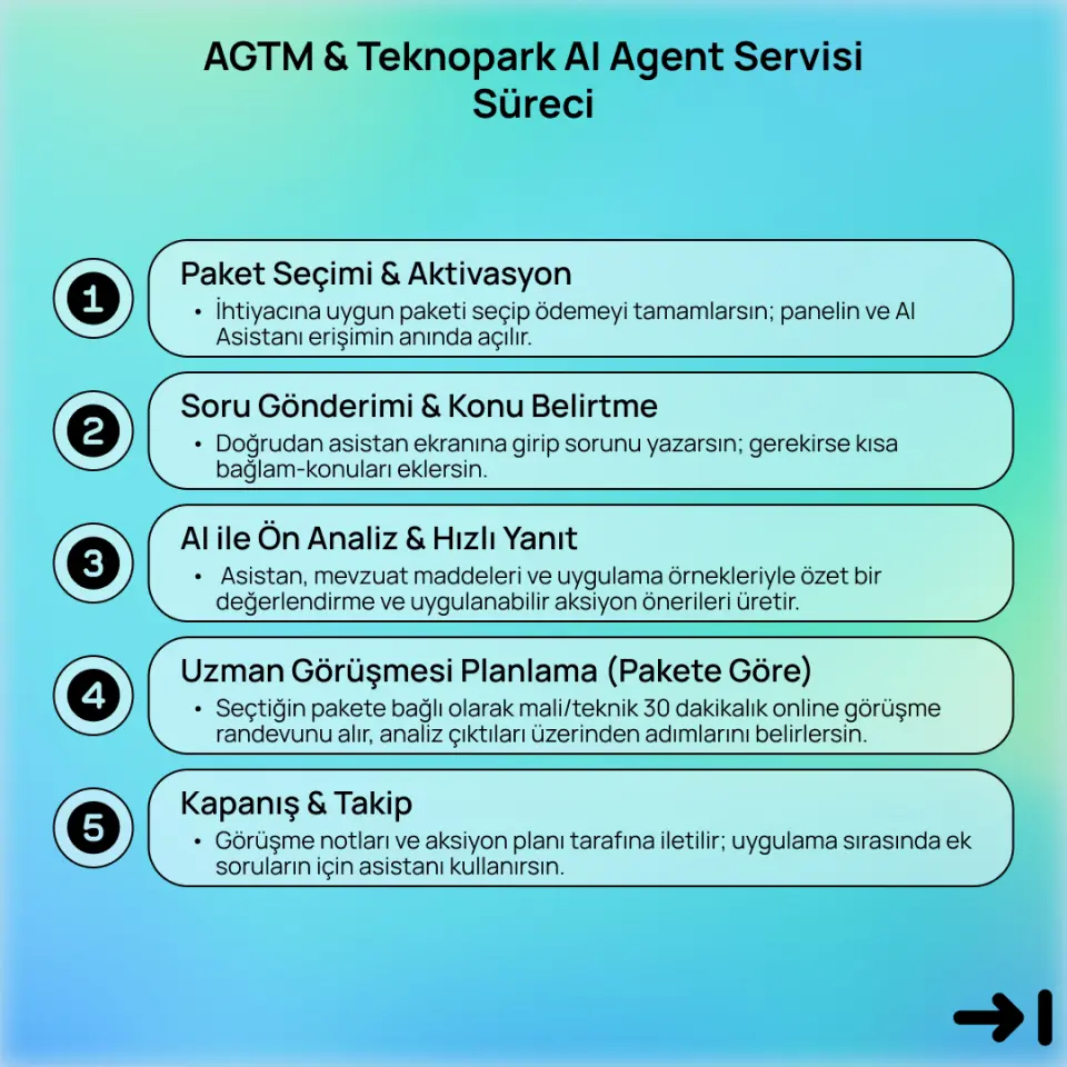 AGTM & Teknopark AI Agent Servisi